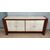 CREDENZA ART DECO ANNI 1930-40 IN NOCE E PERGAMENA NELLO STILE DI OSVALDO BORSANI