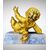 GIOVANE BACCO EBBRO - SCULTURA IN BRONZO DORATO 