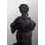 STATUA IN EBANO RAFFIGURANTE FIGURA FEMMINILE ALLEGORICA XVII SECOLO