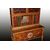 Vetrinetta inglese stile Sheraton del 1700 con bellissime pitture e decorazioni