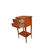 Tavolino da salotto francese rustico di fine 1800 in legno di ciliegio con cassetti