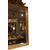 Specchiera stile Luigi XVI di metà 1800 in legno dorato foglia oro