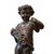 Coppia di putti in bronzo cesellato