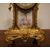 Tris composto da orologio e 2 candelabri a 5 fiamme in bronzo dorato francese del 1800
