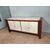 CREDENZA ART DECO ANNI 1930-40 IN NOCE E PERGAMENA NELLO STILE DI OSVALDO BORSANI