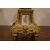 Tris composto da orologio e 2 candelabri a 5 fiamme in bronzo dorato francese del 1800