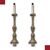 COPPIA DI CANDELABRI SECONDA META’ DEL XVIII SECOLO