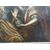 Grande quadro olio su tela Tobia e l'angelo scuola Italiana XVII secolo