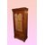 Grande armadio vetrina stile Luigi Filippo Francese ad 1 porta in legno di mogano