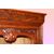 Grande armadio vetrina stile Luigi Filippo Francese ad 1 porta in legno di mogano