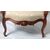 Coppia di antiche poltrone francesi del 1800 a medaglione stile Luigi Filippo