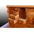 Secretaire Nord Europa stile Biedermeier in radica di noce