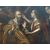 Grande quadro olio su tela Tobia e l'angelo scuola Italiana XVII secolo