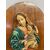 Antica coppia Vergine con Bambino di capoletto. Toscana 1940, dipinte, mis 48x33 cm