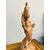 Antica scultura putto festante in terracotta fine '700 Francia h35 cm