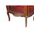 Vetrina francese stile Transizione del 1800 in mogano con ricchi Bronzi