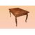 Tavolo Provenzale rettangolare del 1800 in legno di noce con piano parquettato