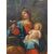 Quadro olio su tela Il sogno di San Giuseppe e della Vergine XVIII Italia.