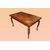 Tavolo Provenzale rettangolare del 1800 in legno di noce con piano parquettato