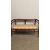 Antico divanetto liberty 1930 in mogano e intagli mis 78x125x52 cm