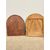 Antica coppia Vergine con Bambino di capoletto. Toscana 1940, dipinte, mis 48x33 cm