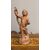 Antica scultura putto festante in terracotta fine '700 Francia h35 cm