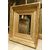 SPECC551 - Piccola specchiera dorata, epoca '800, misure cm L 30 x H 36