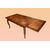Tavolo Provenzale rettangolare del 1800 in legno di noce con piano parquettato