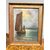 Antico dipinto olio. Marina 1930, firmato Cetorelli, mis 47x37 cm