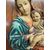 Antica coppia Vergine con Bambino di capoletto. Toscana 1940, dipinte, mis 48x33 cm