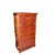 Settimino Settimanale Francese del 1800 in Legno di Mogano e Piuma di Mogano