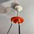 Lampadario Chandelier anni 60 Atomic vetro e legno . Tre luci modernariato – deisgn 