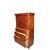 Settimino Settimanale Francese del 1800 in Legno di Mogano e Piuma di Mogano
