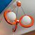 Lampadario Chandelier anni 60 Atomic vetro e legno . Tre luci modernariato – deisgn 