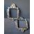 coppia cornici argento Venezia XVIII secolo