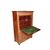 Secretaire Stile Impero del 1800 in Piuma di Mogano Con Cassetti