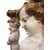 Coppia di putti stanti in legno