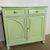 Antica credenza Liberty primi 900 laccata verde Provenza. Mis 107 x 47 . h 103. Restaurata ! 