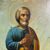 Antico dipinto olio su tela XVIII se raffigurante San Pietro e San Paolo . In cornice laccata coeva. Cm 66 x 51 