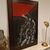Pittura Brutalista anni '60/70 su tela : arte moderna