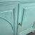 Antica credenza Liberty primi 900 laccata verde Provenza. Mis 107 x 47 . h 103. Restaurata ! 