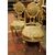 PANC160 - N. 2 Sedie in legno dorato, epoca '700, misure cm L 40 x P 44 x H 94