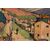 Olio su tela spagnolo di metà XX secolo raffigurante veduta cittadina Catalana Firmato Tomas Perez Martinez 1911 – 1992