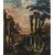 Bottega di Johann Anton Eismann (1604-1698)  Paesaggio con rovine e figure