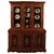 Credenza doppio corpo olandese di fine 1700 intarsiato 