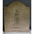 P167 - Piastra da camino centinata, raffigurante una donna, epoca '800, misure cm L 41 x H 45