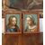 COPPIA DI DIPINTI AD OLIO SU TAVOLA FINE XVI SECOLO