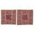 Coppia di ricami color malva - B/265/5-6 -