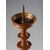 Coppia di candelieri ad anelli in bronzo  Toscana, XVI° secolo
