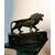 Statua Leone in bronzo base marmo 1940
